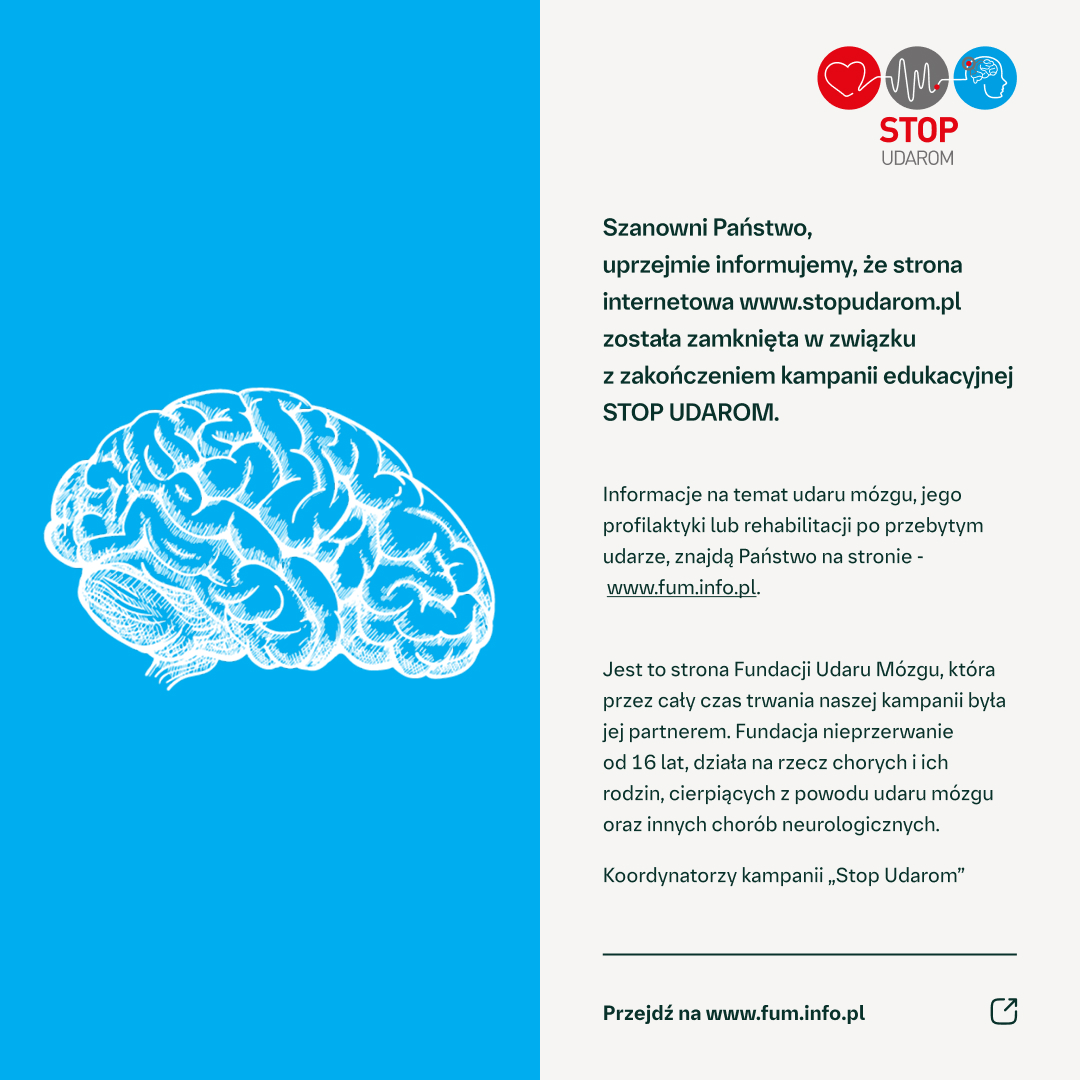 Kampania STOP UDAROM została zakończona.